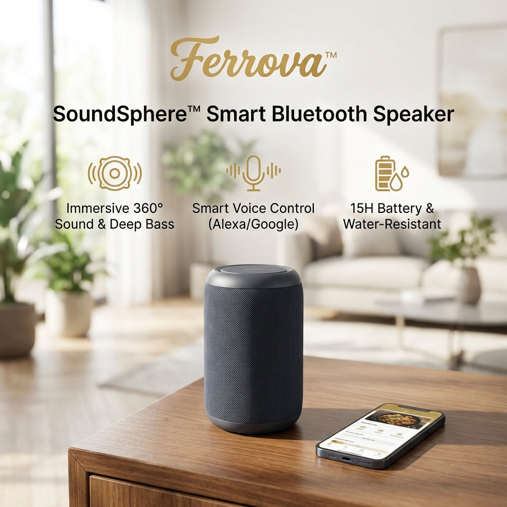 Ferrova™ SoundSphere Smart Bluetooth Speaker