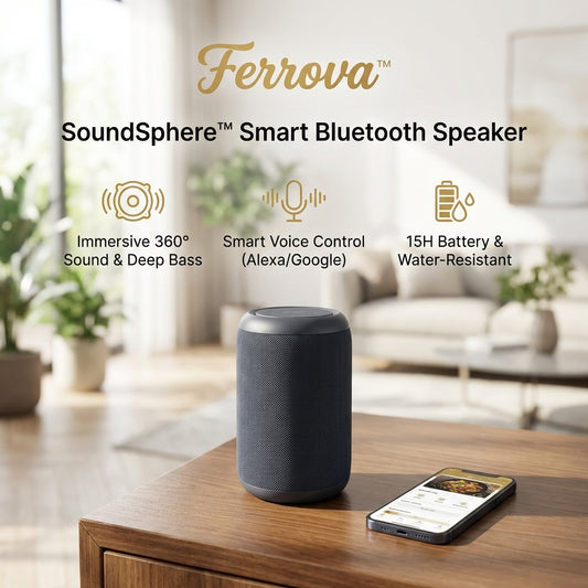 Ferrova™ SoundSphere Smart Bluetooth Speaker